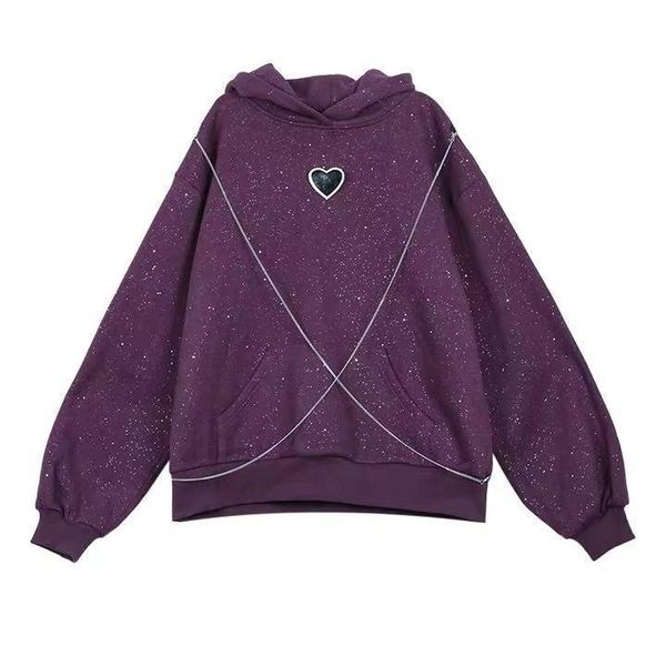 women's hoodies & sweatshirts autumn/winter sweet girl korean preppy gothic harajuku punk chain shiny bandage renaissance high street w, Black
women's hoodies & sweatshirts autumn/winter sweet girl korean preppy gothic harajuku punk chain shiny bandage renaissance high street w, Black
