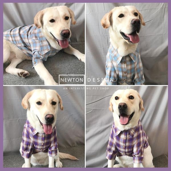 dog apparel golden retriever big clothes large spring and autumn thin shirt soft casual plaid 
dog apparel golden retriever big clothes large spring and autumn thin shirt soft casual plaid