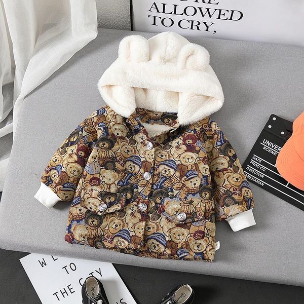 jackets baby boys winter outerwear children fashion thick velvet coats for girls kids warm hoodies toddler clothing 1 to 5y, Blue;gray
jackets baby boys winter outerwear children fashion thick velvet coats for girls kids warm hoodies toddler clothing 1 to 5y, Blue;gray