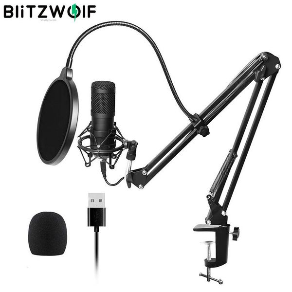 blitzwolf bw-cm2 condenser microphone usb microphone audio dynamic system kit cantilever bracket anti-spray net set sound recor
blitzwolf bw-cm2 condenser microphone usb microphone audio dynamic system kit cantilever bracket anti-spray net set sound recor
