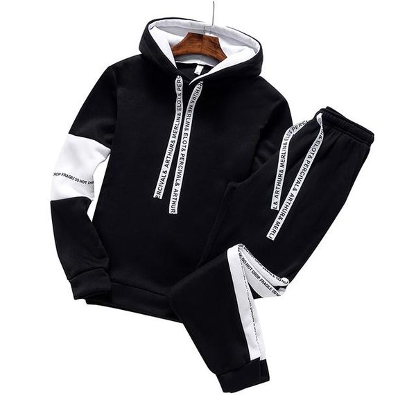 jogging clothing hoodie sets men tracksuit casual hoodies/sweatshirt+sweatpants 2 piece set sportswear male fashion streetwear clothes, Black;red
jogging clothing hoodie sets men tracksuit casual hoodies/sweatshirt+sweatpants 2 piece set sportswear male fashion streetwear clothes, Black;red
