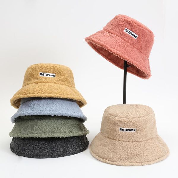 wide brim hats lamb faux fur bucket hat winter warm teddy velvet for women lady thicken bob panama outdoor fisherman caps, Blue;gray
wide brim hats lamb faux fur bucket hat winter warm teddy velvet for women lady thicken bob panama outdoor fisherman caps, Blue;gray