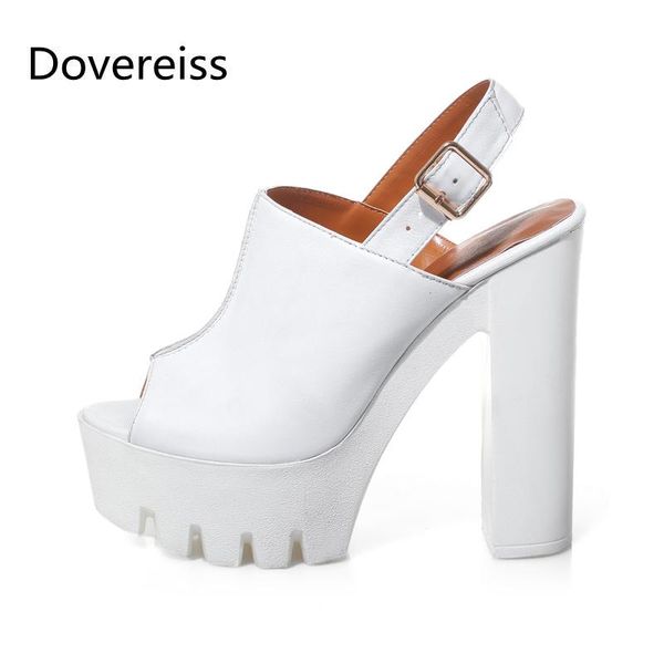 sandals dovereiss fashion women's shoes summer pure color consice chunky heels waterproof party sandales, Black
sandals dovereiss fashion women's shoes summer pure color consice chunky heels waterproof party sandales, Black