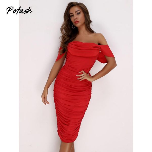 casual dresses pofash solid red off shoulder summer women backless club paety ruched bodycon dress zipper midi 2021 vestidos, Black;gray
casual dresses pofash solid red off shoulder summer women backless club paety ruched bodycon dress zipper midi 2021 vestidos, Black;gray