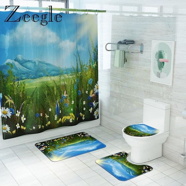 bath mats green meadow print mat and waterproof shower curtain set flannel bathroom floor carpet room foot
bath mats green meadow print mat and waterproof shower curtain set flannel bathroom floor carpet room foot