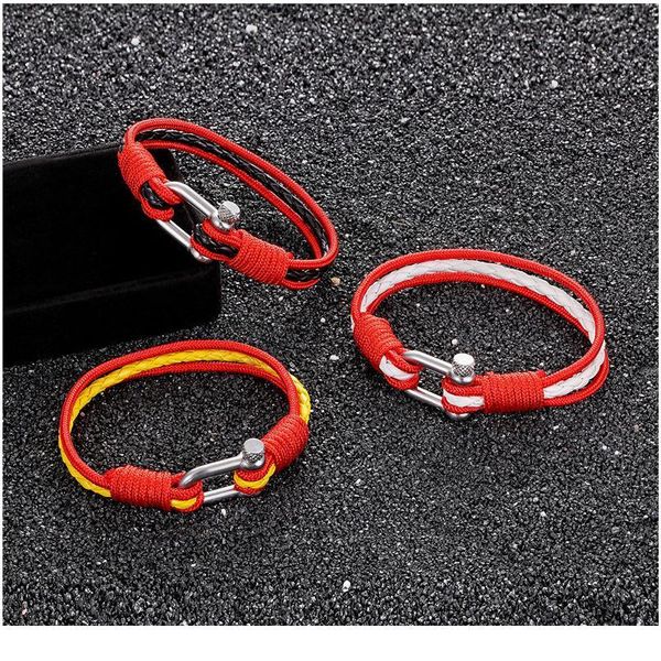 mkendn new fashion sport camping parachute leather bracelet stainless steel wristband survival bracelet men jewelry jllvpt
mkendn new fashion sport camping parachute leather bracelet stainless steel wristband survival bracelet men jewelry jllvpt