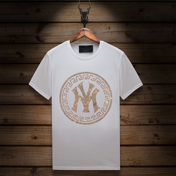 luxury design of diamonds t-shirt casual short sleeve o-neck printed cotton t shirt men white, White;black
luxury design of diamonds t-shirt casual short sleeve o-neck printed cotton t shirt men white, White;black