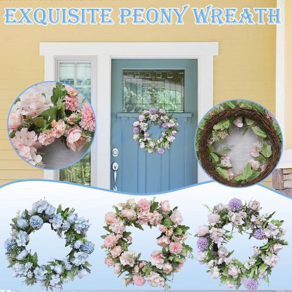 f# 16 inch peony hydrangea wreath,artificial peony wreath door wreath with green leaves spring for front door,weddi
f# 16 inch peony hydrangea wreath,artificial peony wreath door wreath with green leaves spring for front door,weddi