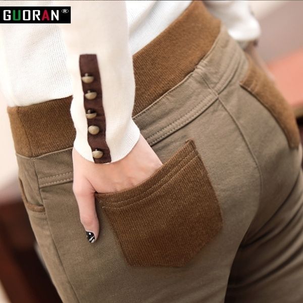 winter warm women stretch high elastic waist casual cotton pants plus size s-4xl thick fleece ladies patchwork pencil pants 201118, Black;white
winter warm women stretch high elastic waist casual cotton pants plus size s-4xl thick fleece ladies patchwork pencil pants 201118, Black;white