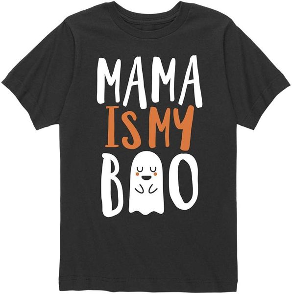 men's t-shirts mama is my boo - toddler short sleeve t-shirt, White;black
