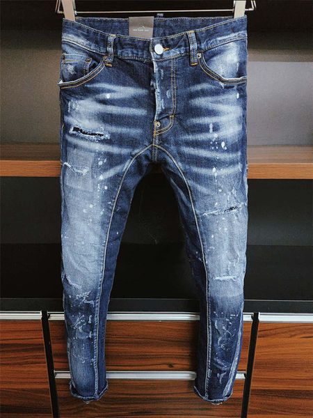 2022 jeans new mens luxury designer d2 denim jeans holes trousers dsquare biker pants 2#a388, Blue
2022 jeans new mens luxury designer d2 denim jeans holes trousers dsquare biker pants 2#a388, Blue