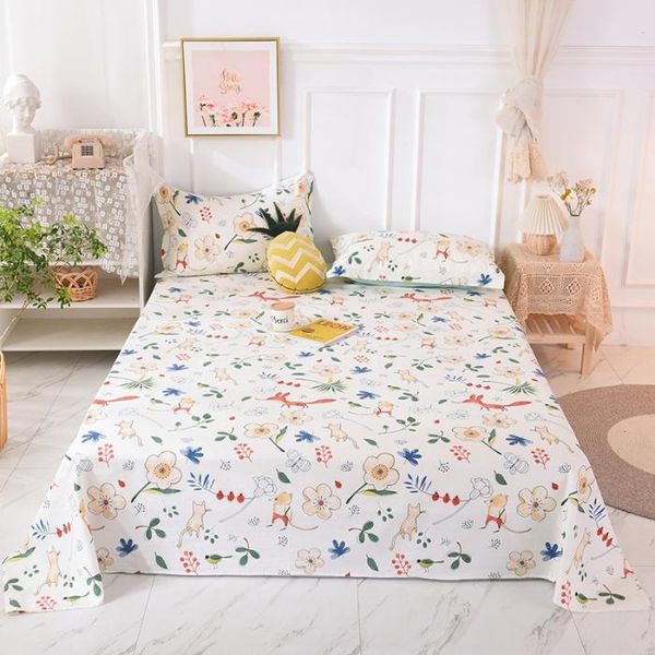 sheets & sets no case 100% cotton 1pcs flat sheet mattress cover printed bed with elastic band home textile
sheets & sets no case 100% cotton 1pcs flat sheet mattress cover printed bed with elastic band home textile