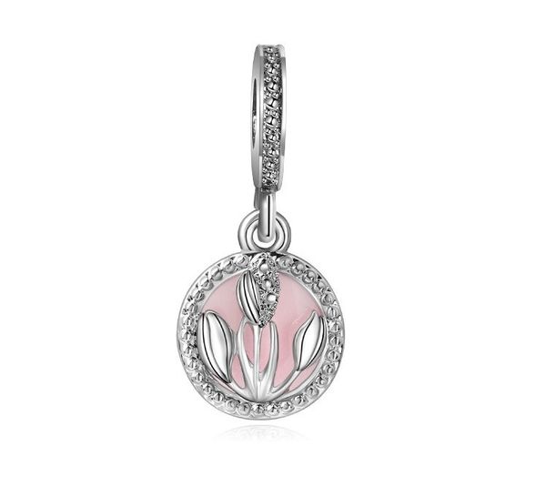 20pcs silver charm bead tulip pink enamel dangle charms european beads fit pandora 925 sterling silver bracelet charms jewelry diy making wo, Black
20pcs silver charm bead tulip pink enamel dangle charms european beads fit pandora 925 sterling silver bracelet charms jewelry diy making wo, Black
