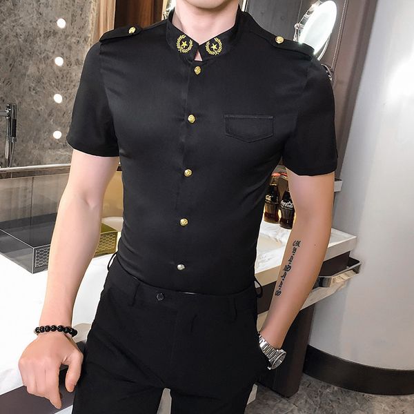 men's casual shirts senior casual men's shirts, luxury evening es, tight party short sleeves, social street clothes., White;black
men's casual shirts senior casual men's shirts, luxury evening es, tight party short sleeves, social street clothes., White;black