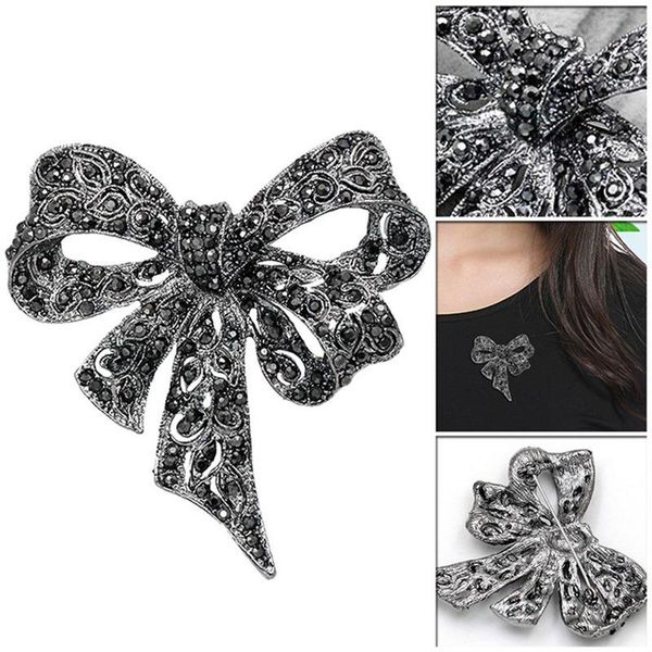 pins, brooches 1pcs vintage rhinestone bow for women fashion jewelry coat accessories elegant style, Gray
pins, brooches 1pcs vintage rhinestone bow for women fashion jewelry coat accessories elegant style, Gray