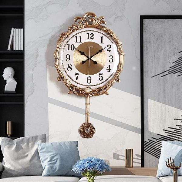 wall clocks art european clock pendulum golden luxury vintage silent living room simple watch reloj de pared home decor mm60wc
wall clocks art european clock pendulum golden luxury vintage silent living room simple watch reloj de pared home decor mm60wc