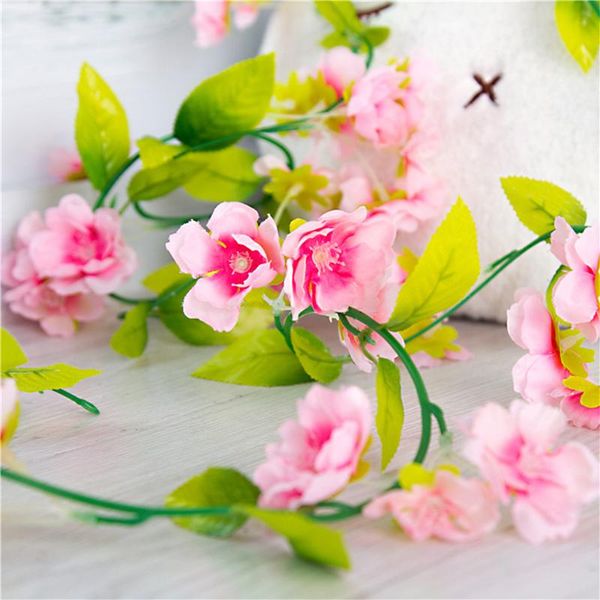 cherry blossom flower decorations basket simulation flower wall hanging wedding home decorations false vine 230cm
cherry blossom flower decorations basket simulation flower wall hanging wedding home decorations false vine 230cm