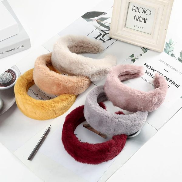hair accessories faux fur thick headband bands for women 2021 winter warm band solid color wide hoop fashion
hair accessories faux fur thick headband bands for women 2021 winter warm band solid color wide hoop fashion