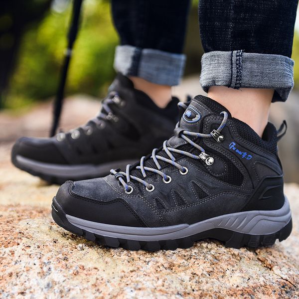 men outdoor ankle boots non-slip autumn spring lace up walk male casual flat shoes sneakers fashion comfortable plus size 39-47, Black
men outdoor ankle boots non-slip autumn spring lace up walk male casual flat shoes sneakers fashion comfortable plus size 39-47, Black
