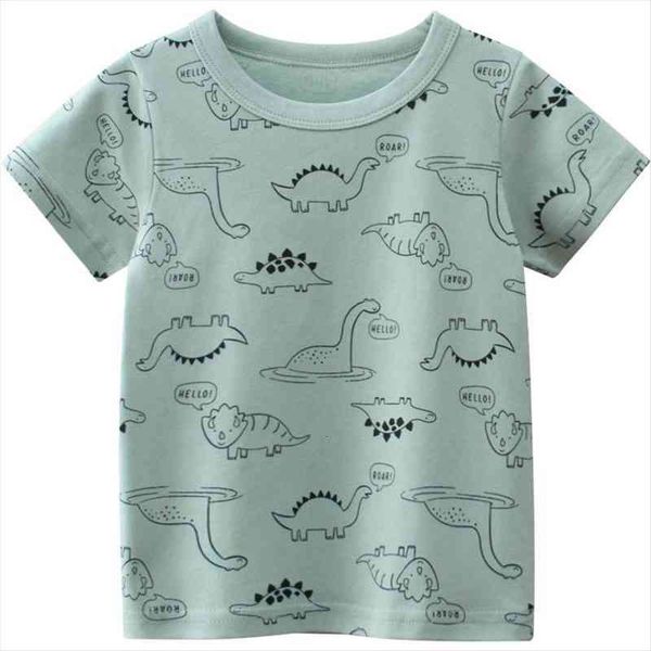 27kids childrens clothing boys short sleeve t shirt pattern kids cartoons dinosaur cotton sweater clothes, Blue
27kids childrens clothing boys short sleeve t shirt pattern kids cartoons dinosaur cotton sweater clothes, Blue