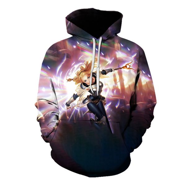 Spring and Autumn LOL Hero Lacus Pattern Hoodie for Men and Women Funny New Long Sleeve 3D Anime Game Print Pullover for Men and Women, Black
Spring and Autumn LOL Hero Lacus Pattern Hoodie for Men and Women Funny New Long Sleeve 3D Anime Game Print Pullover for Men and Women, Black
