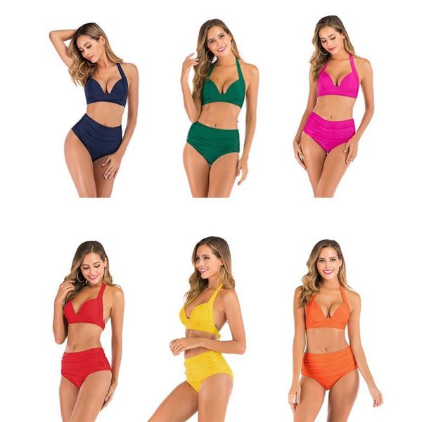 one-piece suits europe and the united states cool summer women's swimsuit high waist split bikini
one-piece suits europe and the united states cool summer women's swimsuit high waist split bikini