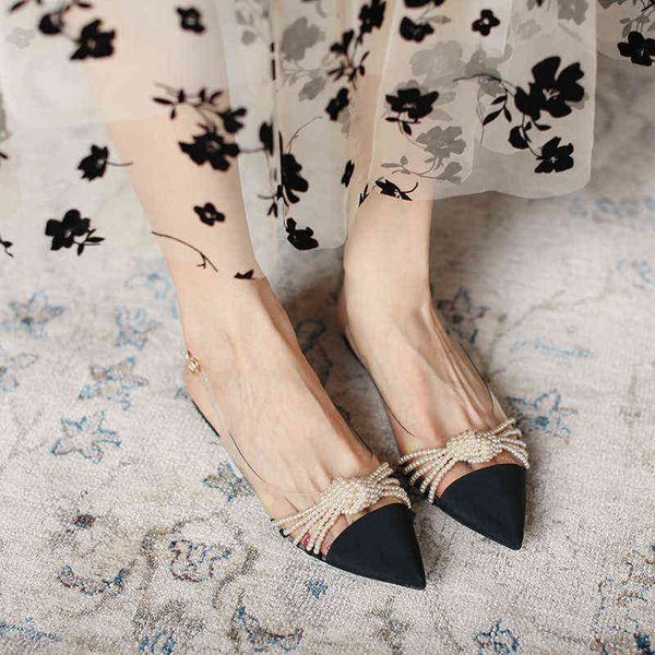 fairy sandals spring and summer flat bottomed flat heel pointed end banquet shallow mouth single shoe, Black
fairy sandals spring and summer flat bottomed flat heel pointed end banquet shallow mouth single shoe, Black