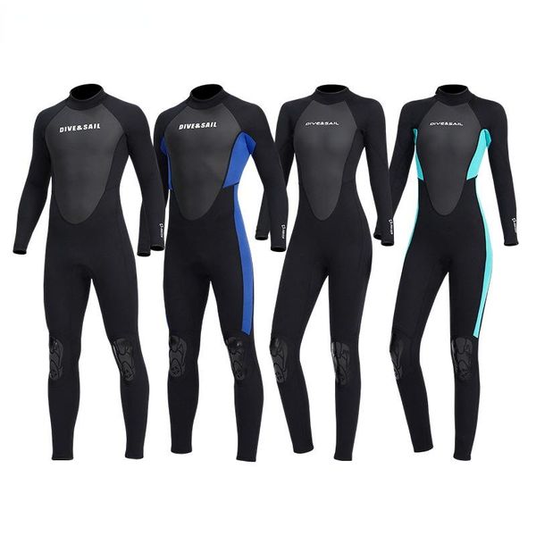swim wear men's and women's 3mm neoprene stretch wetsuit swimsuit black blue warm winter one-piece with zipper
swim wear men's and women's 3mm neoprene stretch wetsuit swimsuit black blue warm winter one-piece with zipper