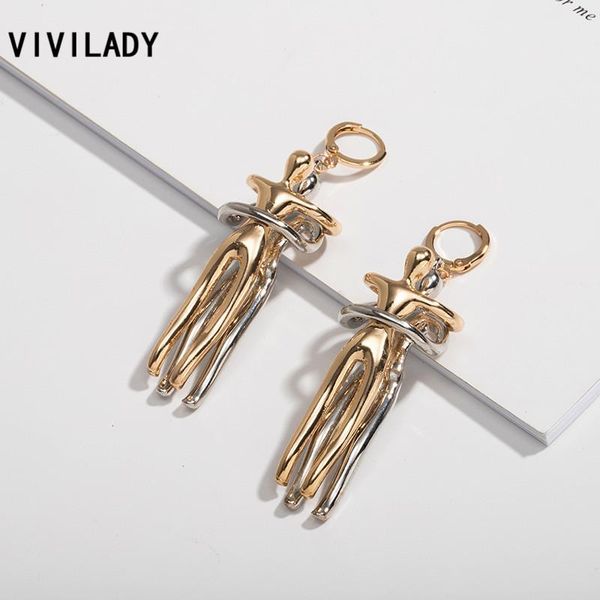 dangle & chandelier vivilady fashion korean style metal women drop earrings exaggerated body art long girl use in birthday party wedding, Silver
dangle & chandelier vivilady fashion korean style metal women drop earrings exaggerated body art long girl use in birthday party wedding, Silver