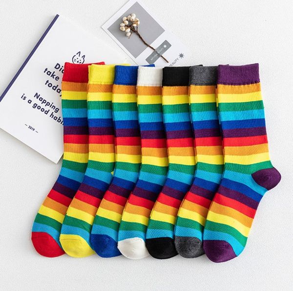 colorful striped rainbow socks women striped fun crazy cotton novelty multicolor art fashion girls casual pair crew sock, Pink;yellow
colorful striped rainbow socks women striped fun crazy cotton novelty multicolor art fashion girls casual pair crew sock, Pink;yellow