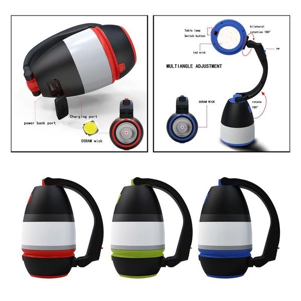 portable lanterns lightweight camping light 4 in 1 tent super bright usb desk lamp outage lighting torch work 3-mode lights
portable lanterns lightweight camping light 4 in 1 tent super bright usb desk lamp outage lighting torch work 3-mode lights