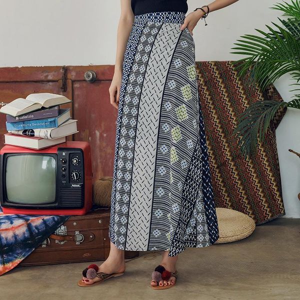 skirts print fashion boho maxi woman skirt casual chiffon vintage beach a-line ankle-length party, Black
skirts print fashion boho maxi woman skirt casual chiffon vintage beach a-line ankle-length party, Black
