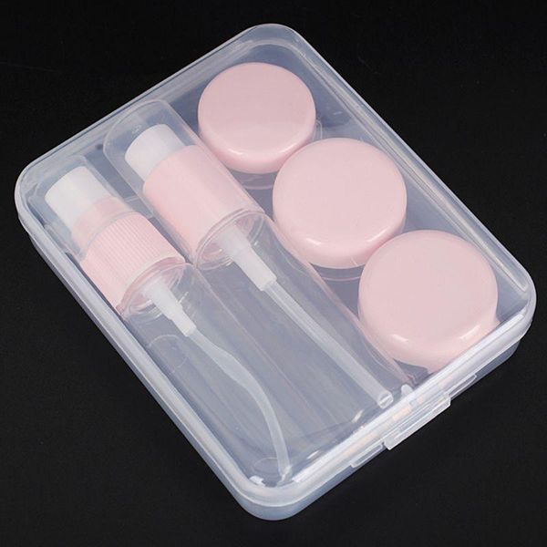 6pcs plastic travel bottle set leakproof portable cosmetic spray empty dispenser transparent cream box container
6pcs plastic travel bottle set leakproof portable cosmetic spray empty dispenser transparent cream box container