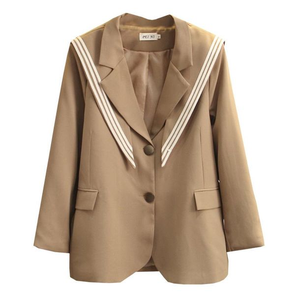 women's suits & blazers spring 2021 women blazer jacket oversize fashion casual clothes female coats false two pieces preppy style chaq, White;black
women's suits & blazers spring 2021 women blazer jacket oversize fashion casual clothes female coats false two pieces preppy style chaq, White;black