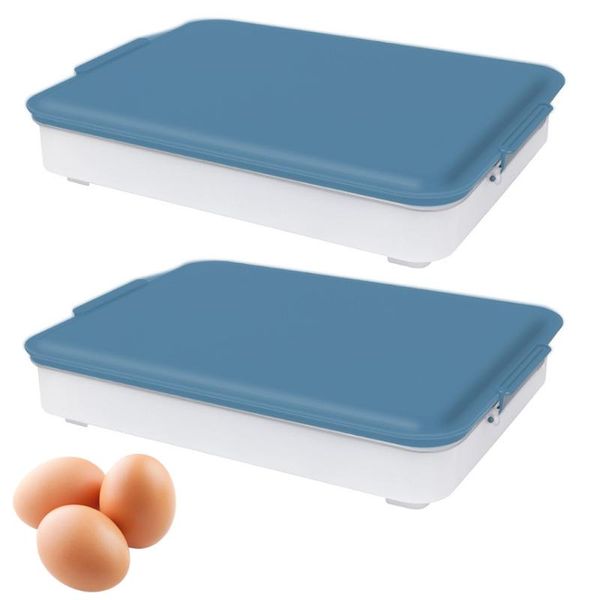 storage bottles & jars hpdear 2 pack egg holder for refrigerator, can hold 24 eggs, stackable containers
storage bottles & jars hpdear 2 pack egg holder for refrigerator, can hold 24 eggs, stackable containers