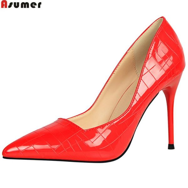 dress shoes asumer black red fashion arrival women pumps pointed toe shallow thin heel prom elegant super high heels
dress shoes asumer black red fashion arrival women pumps pointed toe shallow thin heel prom elegant super high heels