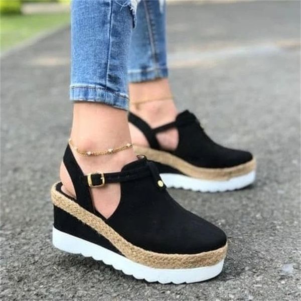 2021 new summer spring buckle fashion hemp rope wees casual women shoes solid ladies plus size sandals fzie, Black
2021 new summer spring buckle fashion hemp rope wees casual women shoes solid ladies plus size sandals fzie, Black