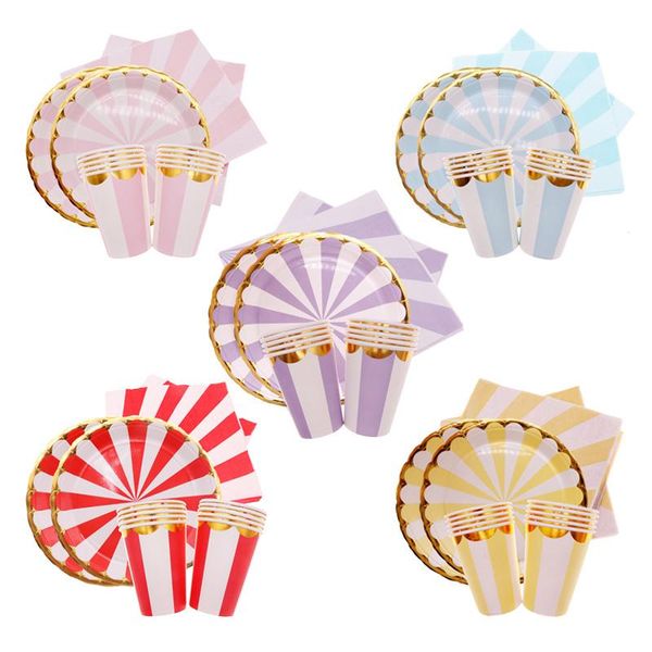 disposable dinnerware stripe cowpaper tableware plate cup napkin baby birthday wedding party decorations kids christmas decoration colorful
disposable dinnerware stripe cowpaper tableware plate cup napkin baby birthday wedding party decorations kids christmas decoration colorful