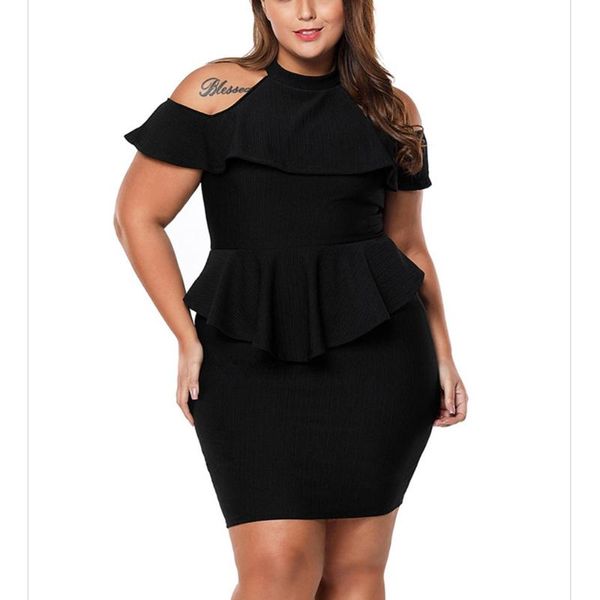 plus size dresses women bodycon party dress elegant big evening bandage vestidos fashion o-neck cold shoulder ruffles retro clothes, Black
plus size dresses women bodycon party dress elegant big evening bandage vestidos fashion o-neck cold shoulder ruffles retro clothes, Black