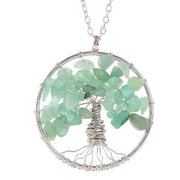 10 pcs tree of life green aventurine necklace yellow citrine crystal pendant silver plated wire wrap jewelry
10 pcs tree of life green aventurine necklace yellow citrine crystal pendant silver plated wire wrap jewelry