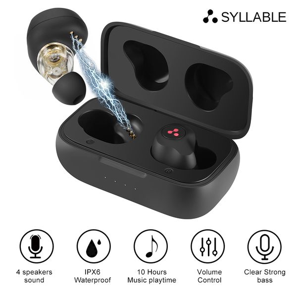 syllable s115 strong bass tws wireless headset noise reduction for music qcc3020 chip of syllable s115 wireless sport earphones
syllable s115 strong bass tws wireless headset noise reduction for music qcc3020 chip of syllable s115 wireless sport earphones