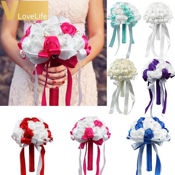 handmade wedding bouquet artificial rose flowers bridal bouquet with ribbons rhinestone for bride bridesmaid wedding decor
handmade wedding bouquet artificial rose flowers bridal bouquet with ribbons rhinestone for bride bridesmaid wedding decor