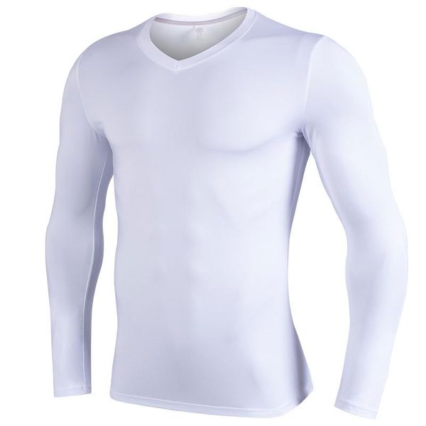 fitness clothes men's high elastic quick-drying v-neck pro tights outdoor violently sweat running long sleeve sports t-shirt, White;red
fitness clothes men's high elastic quick-drying v-neck pro tights outdoor violently sweat running long sleeve sports t-shirt, White;red