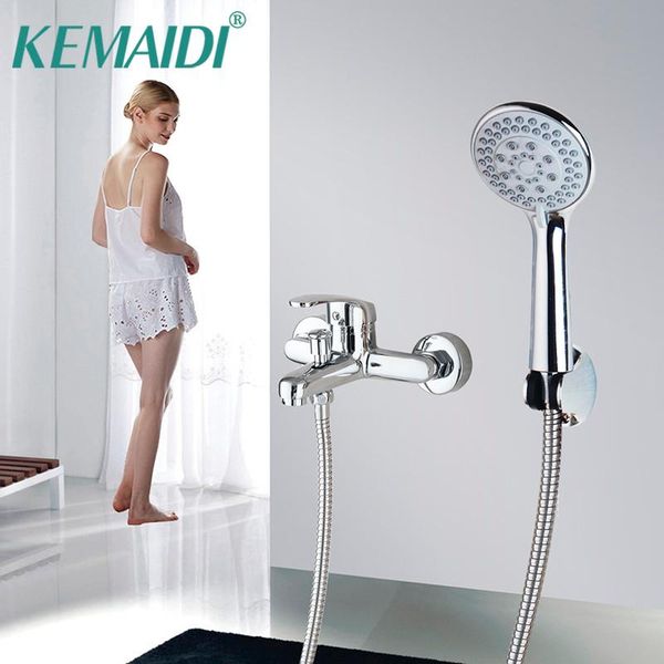 kemaidi wall mounted shower bathtub faucet sets chrome bathroom shower faucet bath mixer tap w/ hand head
kemaidi wall mounted shower bathtub faucet sets chrome bathroom shower faucet bath mixer tap w/ hand head
