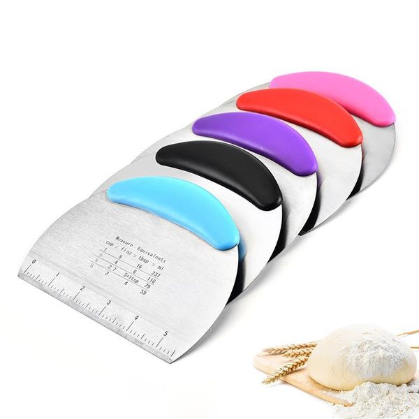 baking & pastry tools multi-function semicircular stainless steel flour dough pizza cutter bench scraper cake kitchen scrapers
baking & pastry tools multi-function semicircular stainless steel flour dough pizza cutter bench scraper cake kitchen scrapers
