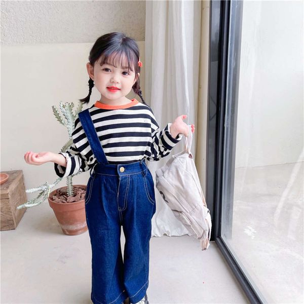 denim strap pants 2021 new spring and dress girls' foreign style korean autumn fashion wide leg children, Blue
denim strap pants 2021 new spring and dress girls' foreign style korean autumn fashion wide leg children, Blue