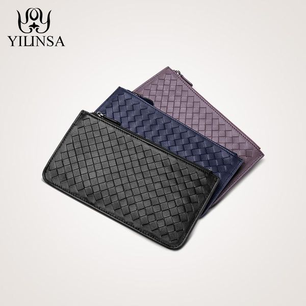 sheepskin woven wallet long leather zipper wallet ultra-thin handbag leisure ms. male multifunct purses, Red;black
sheepskin woven wallet long leather zipper wallet ultra-thin handbag leisure ms. male multifunct purses, Red;black