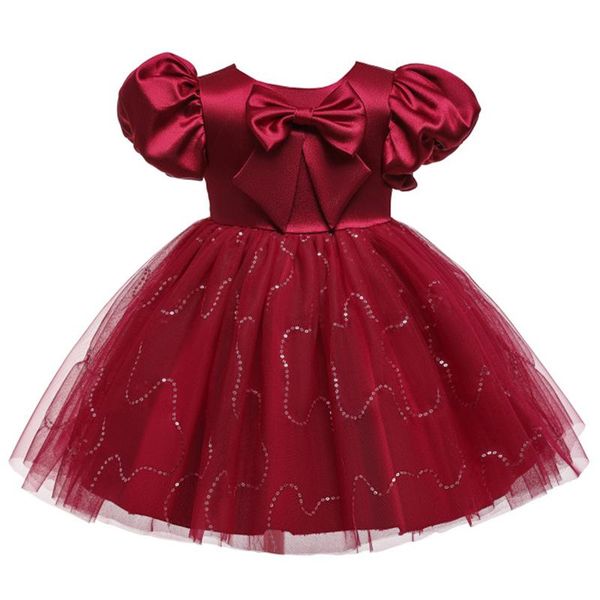 girl's dresses christmas 2022 baby girls clothes puff sleeve sequins princess birthday tutu party dress kids vestidos baptism gown 24m, Red;yellow
girl's dresses christmas 2022 baby girls clothes puff sleeve sequins princess birthday tutu party dress kids vestidos baptism gown 24m, Red;yellow