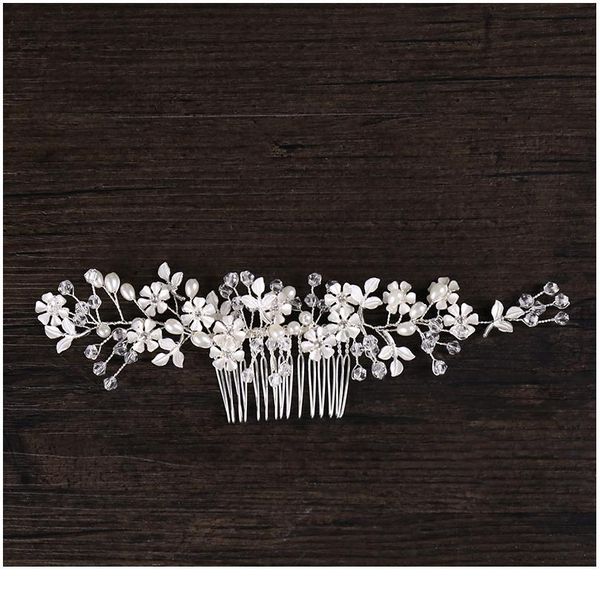 trendy silver color rhinestones leaf flower hair comb bridal hair accessories headpiece wedding hair ornaments women qylefq
trendy silver color rhinestones leaf flower hair comb bridal hair accessories headpiece wedding hair ornaments women qylefq