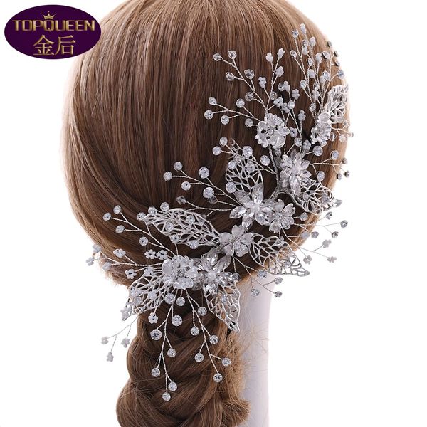hollowed out leaves and flowers diamond wedding tiara crystal bridal headwear crown rhinestone with wedding jewelry hair accessories diamond, Silver
hollowed out leaves and flowers diamond wedding tiara crystal bridal headwear crown rhinestone with wedding jewelry hair accessories diamond, Silver